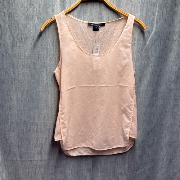🏁 French Connection Pink Sleeveless Tank Top size small NWT - Picture 2 of 5